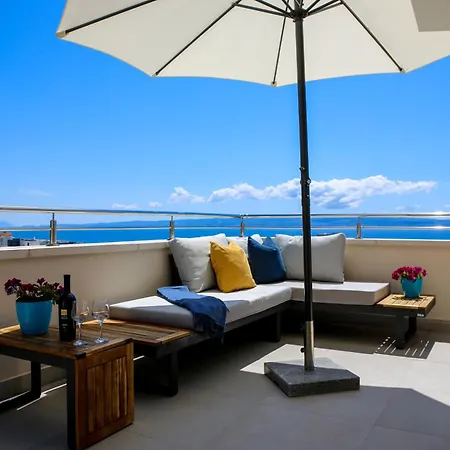 Lägenhet Kiki's Sea View Open With Terrace And Jacuzzi