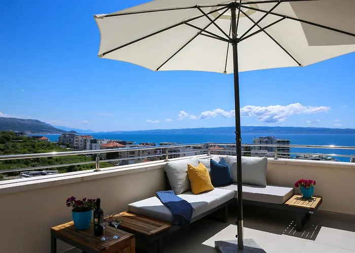 Kiki's Sea View Open With Terrace And Jacuzzi * Split
